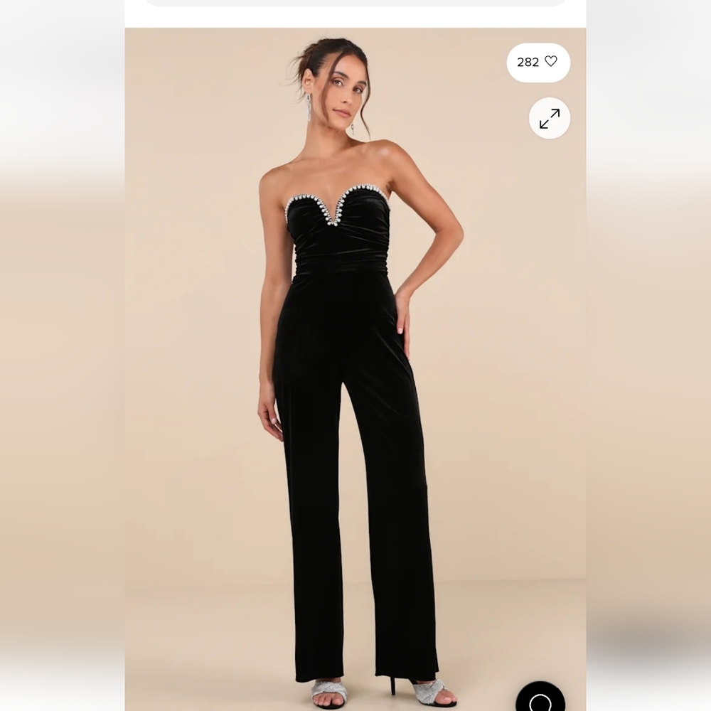 Lulu's Velvet Jumpsuit